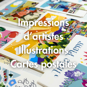 Impression illustration Lyon Impressions d’artistes Cartes postales