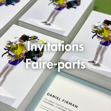 Invitations - Impression faire part Lyon 